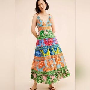 Farm Rio Mix Floral Maxidress